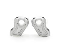 Adattatori estensione manubrio Per R NineT R9T R 9 T 2014-2023 2016 2017 2018 2019 2020 Morsetti Estensione Montaggio Su Riser Manubrio Moto(ARGENTO)