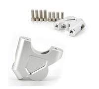 Adattatori estensione manubrio Per S1000XR R1200GS R1250GS LC Manubrio Per Adventure Riser GS 1200 1250GS LC Per Adventure S 1000 XR Supporto Manubrio Riser Morsetto(ARGENTO)