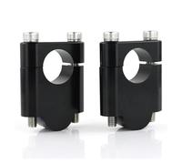 Adattatori estensione manubrio Riser Manubrio 22 Mm 7/8" Morsetti Montaggio Per Aprilia(Nero,40 mm)
