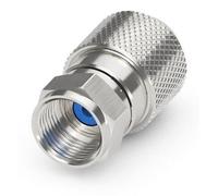 Adattatori F EasyFit per cavi 6,8/7mm - Confezione 10 pz - Goobay IADAP SAT-019