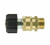 Adattatori girevoli M22 maschio e femmina compatibili con idropulitrici standard fino a 5000 PSI (M22 da 15 mm a 3-8")