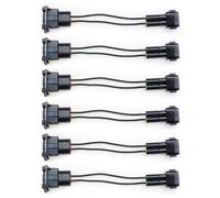 Adattatori Injector PnP - EV1 Bosch/Jetronic (F) A OBD2 (M) - Cablato - Set Di 6