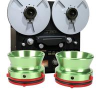 Adattatori NAB in alluminio lucidato da 10 pollici per nastri reel to reel