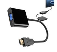 Adattatori per cavi per computer,Adattatori per computer per laptop | Adattatore convertitore stabile Adattatore video,Adattatore per monitor non bidirezionale con connessione stabile per computer, la