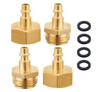 adattatori per compressore d'aria per camper, attacco rapido da 1/4 di pollice, per rubinetto da giardino GHT da 3/4 di pollice per barca e camper