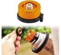 Adattatori per Fornelli a Gas da Campeggio, Convertitore di Gas, Adattatore per Fornello da Campeggio Connettore per Fornello, Cartuccia Adattatore Gas, Adattatore per Cartuccia del Gas (Giallo)