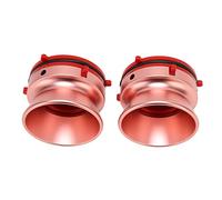 Adattatori per Hub Nab Maniglia in Metallo con Serratura Lucida da 10 Apri 1 Paio per Registratore a Bobina B67 (Oro Rosa)