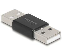 DeLOCK Adattatore Gender Changer USB 2.0 Tipo-A da maschio a maschio in metallo (Delock - USB-adapter - USB 2.0 A til U)