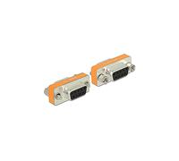 Delock Adattatore null modem Sub-D 9 pin femmina cambio di genere femminile NEW