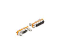 Adattatori per inversione del genere dei cavi DELOCK Adattatore D-Sub a 9 pin maschio con dadi per D-Sub 25 pin maschio con viti