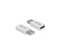 Adattatori per inversione del genere dei cavi DELOCK Adattatore USB 2.0 Tipo-A maschio per Tipo-A femmina Data Blocker