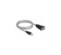 Adattatori per inversione del genere dei cavi DELOCK Adattatore USB 2.0 Tipo-A per 1 x seriale RS-232 D-Sub 9 + adattatore D-Sub 25