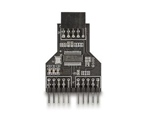 Adattatori per inversione del genere dei cavi DELOCK Hub USB 2.0 da 9 pin, pin header femmina a 2 x 9 pin pin header maschio