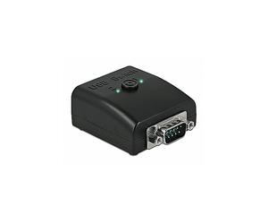 Adattatori per inversione del genere dei cavi DELOCK Interruttore e splitter RS-232 1 x DB9 seriale per 2 x USB 2.0 Tipo-B bidirezionale