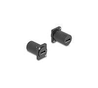 Adattatori per inversione del genere dei cavi DELOCK Modulo Tipo-D DisplayPort da femmina a femmina 4K nero
