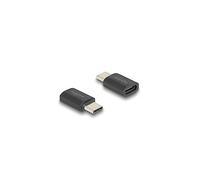 Adattatori per inversione del genere dei cavi DELOCK USB Adattatore 40 Gbps USB Type-C PD 3.1 240 W maschio per protezione porta femmina 8K 60 Hz