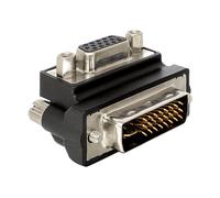 Adattatore DeLOCK VGA DVI-I a 15-pin FM VGA Nero