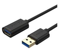 UNITEK Cavo USB 3.0 A maschio a USB A femmina/prolunga / 0,5 metri, nero/prolunga per stampante, tastiera, lettore di schede ecc. / Y-C456GBK