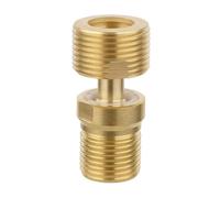 Adattatori per raccordi per tubi in ottone resistenti all'erosione, connessione filettata curva angolata, rotazione di 360 gradi, per capezzoli filettati maschio da bagno