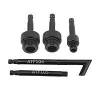 Adattatori per Riempimento Olio ATF, 5 Pezzi Adattatori per Riempimento Olio Fluido per Cambio Automatico ATF 2 Sostituzione in Lega di Alluminio per Trasmissione AISIN 09G 01J CVT