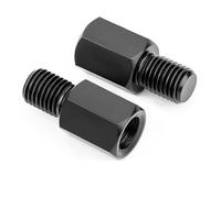 Adattatori Per Specchietti Retrovisori Per Moto M8 8mm M10 10mm Viti Per La Sostituzione Della Filettatura In Senso Antiorario Destra E Sinistra Riser Mount Extender(2x Clockwise M10-30)