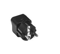 Adattatori per Spine Adattatore Software Standard for Prese elettriche E+U U U+K U+S a Presa CA da Parete E+U(Black)