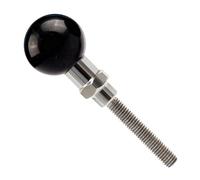 Adattatori per testa a sfera in acciaio inossidabile con filettatura in gomma che forniscono una testa lunga in ambienti difficili, sgancio rapido per fotocamere DSLR e mirrorless per fotografia