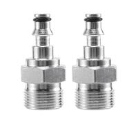 Adattatori Per Tubi Flessibili A Collegamento Rapido In Metallo In Confezione Doppia Sistemi M22 Standard Durabilità Design Anticorrosione Connettori Tubi Flessibili In Metallo Vax