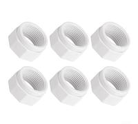 Adattatori per tubi per pulizia piscina per Combo per Zodiac 180 280 380, detergenti per piscine con dadi girevoli D20 e D15, kit connettore per pulizia piscina (dadi D15* 6)