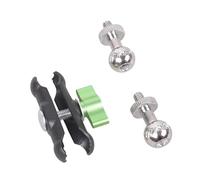 Adattatori per viti per treppiedi maschio-maschio da 1/4 pollici in lega alluminio Convertitori per montaggio fotocamera con rotazione a 360° angolati regolabili per supporti per luci LED DSLR