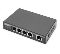 DIGITUS Gigabit PoE Indoor Extender, 4-Port, 85W 100m Verlängerung, kaskadierbar
