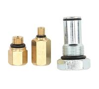 Adattatori Rail Olio, Kit Test Pressione Aria 1/4" in Ottone e Acciaio per Motori 6.0L V8 2003-2010 - Alta Tenuta e Controllo Perdite