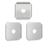 Adattatori resistenti per decespugliatori XB2 XB3 da 5/8" Riduzione del foro centrale 3PCS in acciaio inossidabile Kit adattatore triplo commerciale