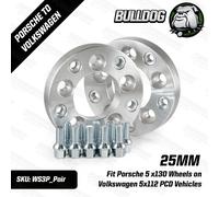 Adattatori Ruote Bulldog 25Mm Porsche 5X130 Su Mozzi VW Group 5X112 PCD