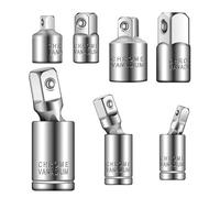 Adattatori Socket 7pcs Set Accessori Per Cricchetti Giunti Generali Corrosioni Resistenti Per 0 5 3/8 1/4 Drive Socket & Spaner Adapter Adapter