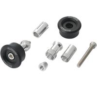 Daytona Adattatori universali per specchietti bar-end moto per manubri 22 mm, 2 pezzi, nero