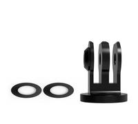 Adattatori triangolari in lega di alluminio per action camera 1/4 "Compatibilità a vite per viaggi e avventure Usa adattatori triangolari per fotocamera