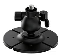 Adattatori universali per montaggio casco con vite da 1/4 pollice e 2 artigli con giunto sferico regolabile per posizionamento stabile della fotocamera Supporto per fotocamera Vlog da viaggio