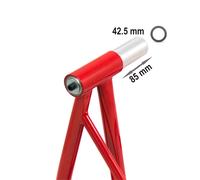 Adattatorre Perno Cavalletto Monobraccio Alzamoto Metallo 42.5 mm MV
