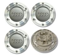 Adatto a Audi Lega Calotta Centrale Ruota Mozzo x4 Argento 146mm Tt A4 A6 Q5 Q7