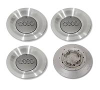 Adatto a Audi Lega Calotta Centrale Ruota Mozzo x4 Argento 150mm Molti Modelli