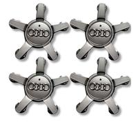Adatto a Audi Lega Calotta Centrale Ruota Mozzo x4 Grigio 135mm per Q7 09-20