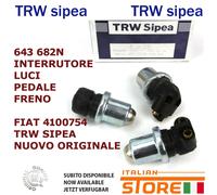 ADATTO A IVECO 643 682N INTERRUTORE LUCI PEDALE FRENO 4100754 TRW SIPEA 3231