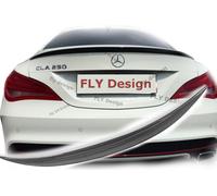 Adatto A per Mercedes Cla Messa Punto Carbone Vernice Spoiler Posteriore Lèvr