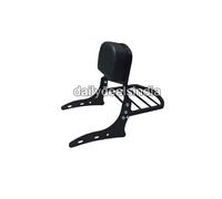 Adatto A Royal Enfield HARLEY STYLE Schienale NERO Per Bullet Classic 350 500