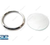 Adatto al kit di riparazione del vetro con cornice cromata Norton Triumph...