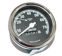 Adatto al tachimetro Smiths Royal Enfield Bullet Replica miglia/ora 0-70 MPH
