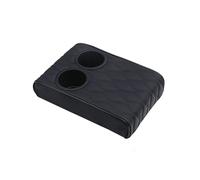 Adatto Alla Maggior Parte Cuscini Bracciolo Della Console Centrale Dell'auto Cuscino Sedile In Memory Foam Con 2 Portabicchieri Bracciolo centrale per auto(Black L3)
