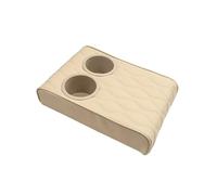 Adatto Alla Maggior Parte Cuscini Bracciolo Della Console Centrale Dell'auto Cuscino Sedile In Memory Foam Con 2 Portabicchieri Bracciolo centrale per auto(Beige L4)