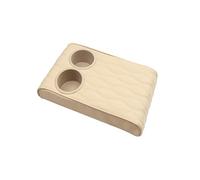 Adatto Alla Maggior Parte Cuscini Bracciolo Della Console Centrale Dell'auto Cuscino Sedile In Memory Foam Con 2 Portabicchieri Bracciolo centrale per auto(Beige S2)
